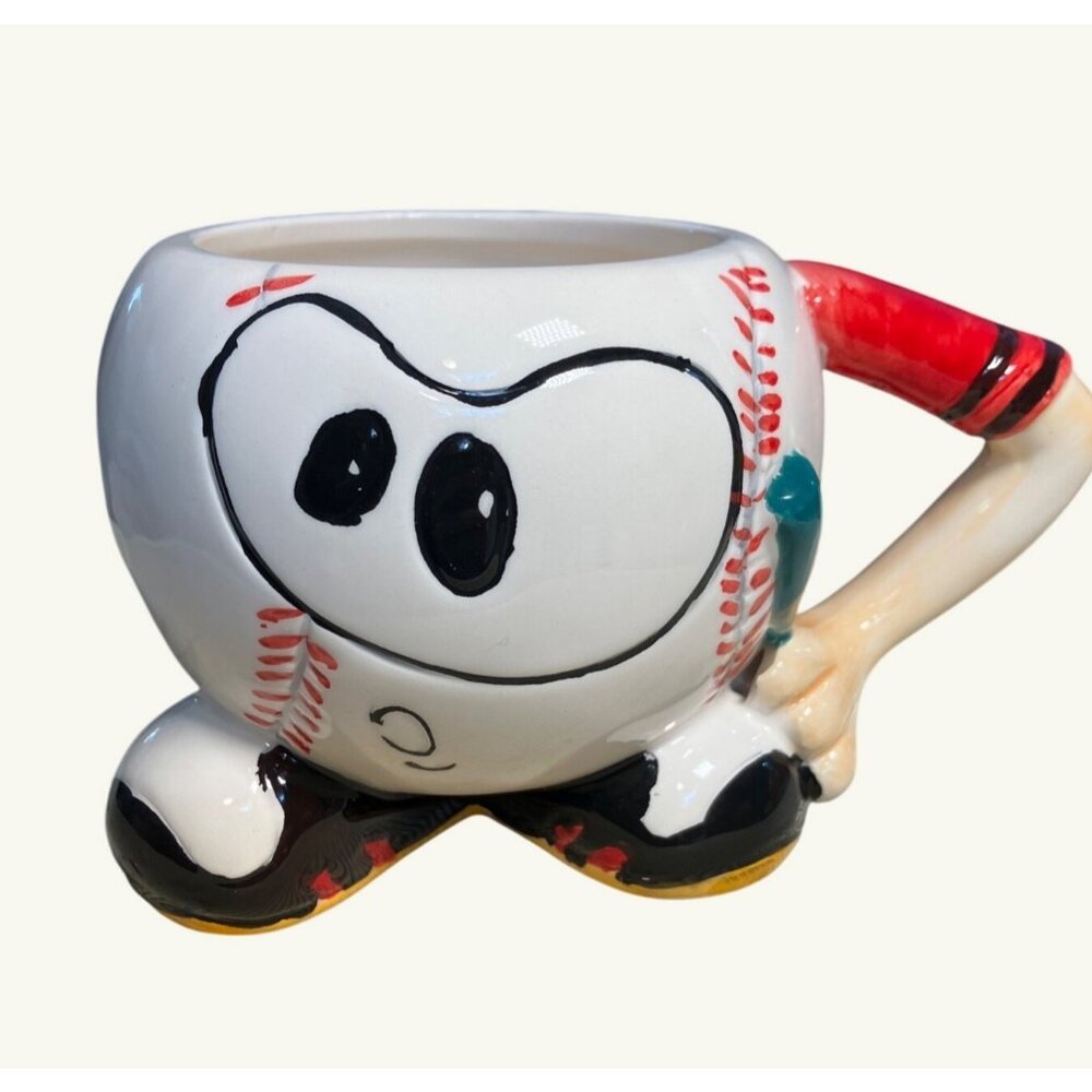 Baseball Softball Anthropomorphic Mug Cup